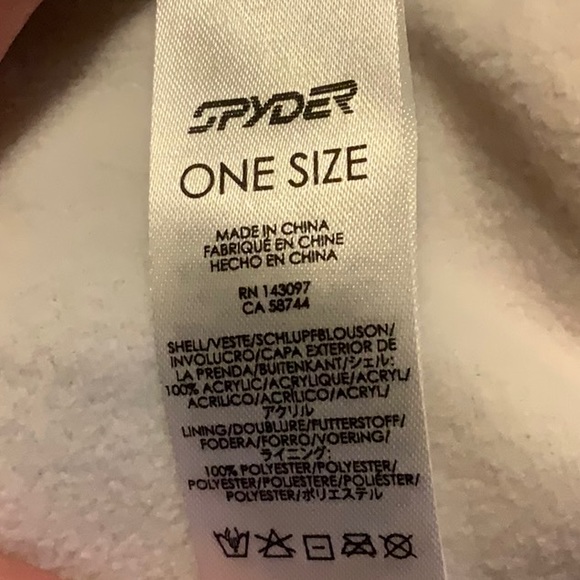 Spyder Girls Bitsy - Twisty Pom Pom Hat (Coral/Lilac) stripe - Picture 7 of 9